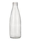 Пляшка скляна 250мл MINERAL під різьбу 28мм прозора KBR715-01 фото