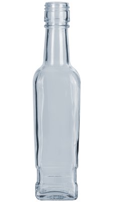 Пляшка скляна 250мл BLACK JACK WHISKY під різьбу 28мм KBR600-01 фото
