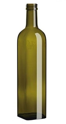 Пляшка скляна 500мл MARASKA під різьбу 31.5мм коричнева KBR482-01 фото