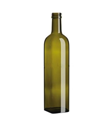 Бутылка стеклянная 750мл MARASKA под резьбу 31.5мм коричневая KBR443-01 фото
