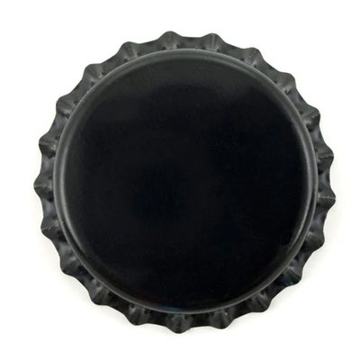 Кронен пробка 26 мм для закупорювання пивних пляшок | чорна KK608-01 фото