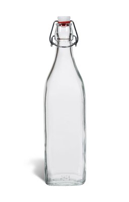 Бутылка квадратная 1000мл Homemade с бугельным замком KBB606-01 фото