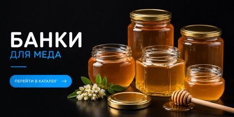 Картинка банки для меда