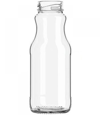 Пляшка скляна для соку 250мл VITANOVA Твіст офф 38 мм KB244-01 фото