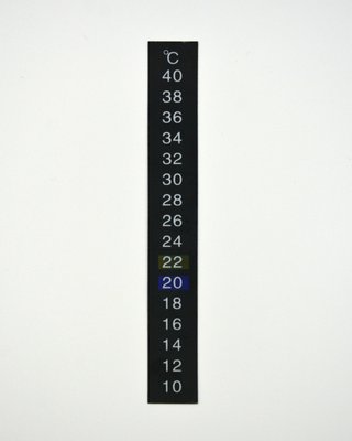 Термометр наліпка (10-40С) для банок, пляшок, ферментерів AT0723 фото