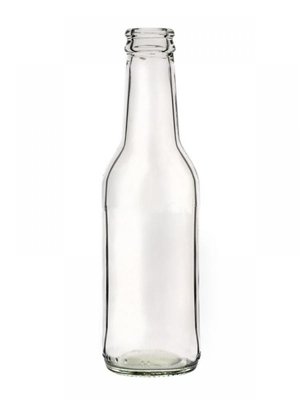 Пляшка скляна 200мл БІБІТА під кронен пробку прозора PK250-01 фото