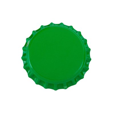 Кронен пробка 26 мм для укупорки пивных бутылок | Зеленая PKP678-01 фото
