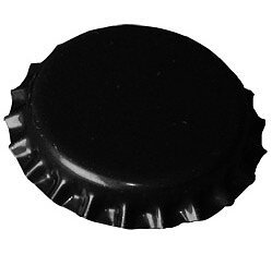 Кронен пробка (Крышка Ø 29 мм) под бутылку шампанское | Чорная PKP674-01 фото