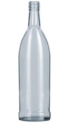 Бутылка стеклянная 500мл Лепесток под резьбу 28мм KBR514-01 фото