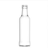 Бутылка стеклянная 200мл круглая под резьбу 28мм KBR512-01 фото
