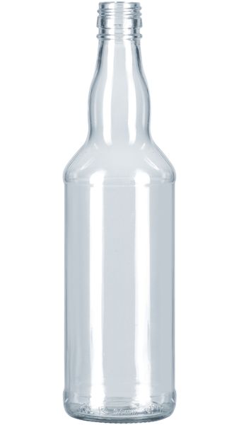 Бутылка стеклянная 500мл MONOPOL под резьбу 28мм KBR289-01 фото