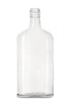 Бутылка стеклянная 500мл Фляга под резьбу 28мм KBR234-01 фото