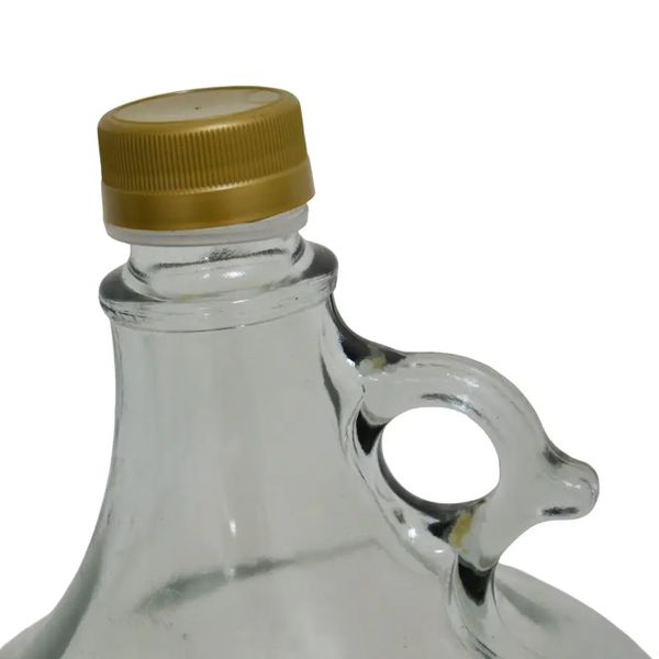 Бутыль 5л стекло с крышкой и корзиной подставкой KB727-01 фото