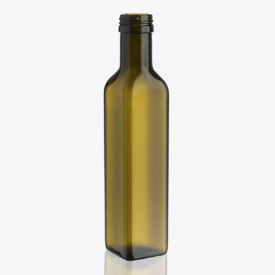 Бутылка стеклянная 250мл MARASKA под резьбу 31.5мм коричневая KBR481-01 фото